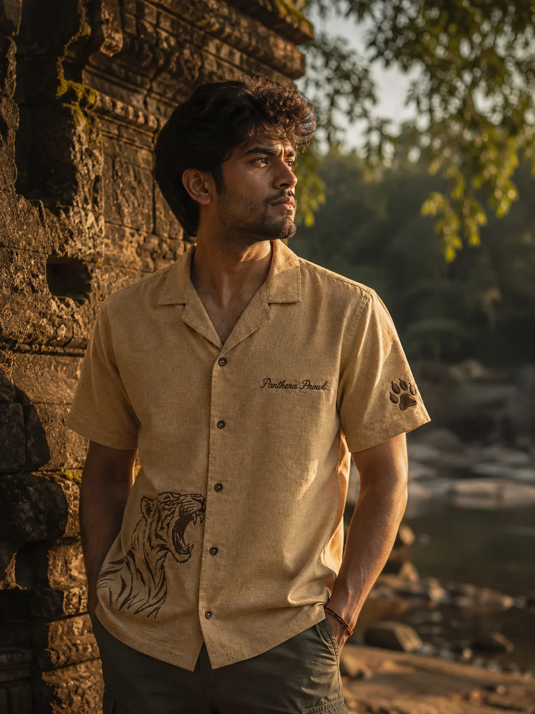 Roar of Ranthambore Linen Shirt